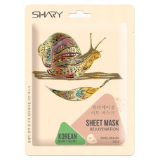 Купить Маска тканевая для лица SHARY Муцин улитки и центелла азиатская, 25г, Корея, 25 г в Ленте