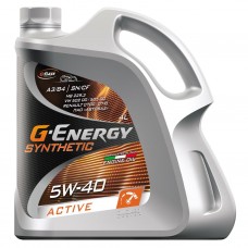 Купить Масло моторное G-ENERGY Synthetic Active 5W-40 Арт. 253142410, 4л, Россия, 4 л в Ленте