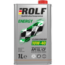 Масло моторное ROLF Energy SAE 10W-40 API SL/CF 322232, Россия, 1 л