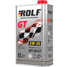 Масло моторное ROLF GT SAE 5W-30 API SN/CF, синтетическое, 1л, Германия, 1 л
