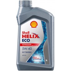 Масло моторное SHELL Helix Eco 5W40 синтетическое, Россия, 1 л