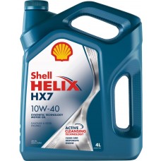 Купить Масло моторное SHELL Helix HX7 10W-40 полусинтетическое, 4л, Россия, 4 л в Ленте