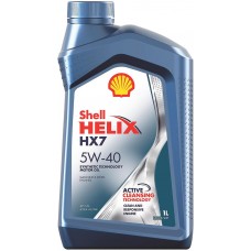 Масло моторное SHELL Helix HX7 5W-40 синтетическое, 1л, Россия, 1 л