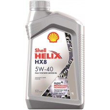 Масло моторное SHELL Helix HX8 5W-40 синтетическое, 1л, Россия, 1 л