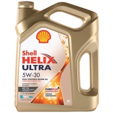 Масло моторное SHELL Helix Ultra Extra ECT 5W-30 синтетическое, 4л, Россия, 4 л