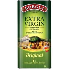 Масло оливковое BORGES Extra Virgin, 1л, Испания, 1 л