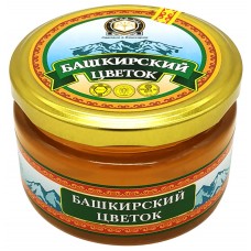 Мед цветочный БАШКИРСКИЙ ЦВЕТОК натуральный, 300г, Россия, 300 г