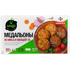 Медальоны БИБИГО из мяса и овощей, категория Г, 360г, Россия, 360 г