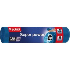 Мешки для мусора PACLAN Super Power 120л 402220, Россия, 10 шт