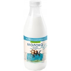 Молоко пастеризованное АГРОКОМПЛЕКС 2,5%, без змж, 900мл, Россия, 900 мл