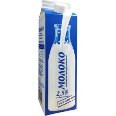 Молоко пастеризованное АПАТИТСКАЯ БУРЕНКА 2,5%, без змж, 1000мл, Россия, 1000 мл