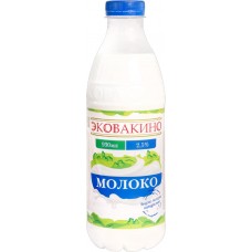 Молоко пастеризованное ЭКОВАКИНО 2,5%, без змж, 930мл, Россия, 930 мл