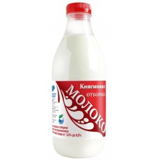 Молоко пастеризованное КНЯГИНИНО отборное 3,4–6%, без змж, 930г, Россия, 930 г