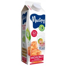 Молоко пастеризованное МИЛГРАД 3,2%, без змж, 1000мл, Россия, 1000 мл