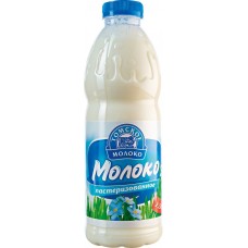 Молоко пастеризованное ТОМСКОЕ 2,5% ГОСТ бутылка, без змж, 900г, Россия, 900 г