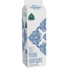 Молоко пастеризованное ТОТЕМСКИЙ 2,5%, без змж, 950мл, Россия, 950 мл
