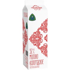 Купить Молоко пастеризованное ТОТЕМСКИЙ 3,2%, без змж, 950мл, Россия, 950 мл в Ленте