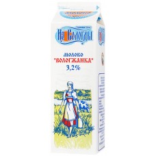 Купить Молоко пастеризованное ВМК Вологжанка 3,2%, без змж, 1000г, Россия, 1000 г в Ленте