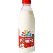 Молоко СЕЛО ДОМАШКИНО паст 3,2% ПЭТ без змж, Россия, 900 мл