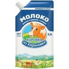 Купить Молоко сгущенное КОРОВКА ИЗ КОРЕНОВКИ Цельное с сахаром 8,5% без змж д/п, Россия, 650 г в Ленте