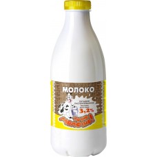 Молоко ТОЧНО МОЛОЧНО питьевое паст 3,2% пэт/бут без змж, Россия, 930 мл