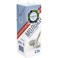 Молоко ультрапастеризованное СТРАНА ВАСИЛЬКИ 2,5%, без змж, 1000мл, Беларусь, 1000 мл