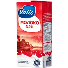 Молоко ультрапастеризованное VALIO UHT 3,2%, без змж, 1000г, Россия, 1000 г
