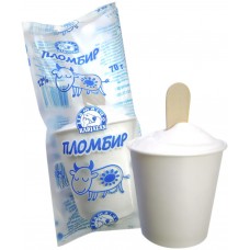 Мороженое JIAMAIDO Пломбир, без змж, бумажный стаканчик, 70г, Россия, 70 г