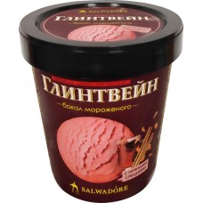 Мороженое SALWADORE Глинтвейн, сливочное с яблочным наполнителем и апельсиновыми цукатами 10%, без змж, картонное ведро, 260г, Россия, 260 г