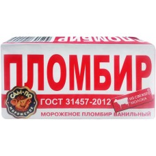 Мороженое САМ-ПО пломбир брикет большой без змж, Россия, 220 г