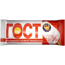 Мороженое САМ-ПО пломбир ванильный ГОСТ 15% без змж, Россия, 60 г