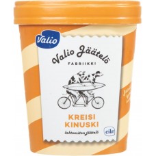 Мороженое VALIO Карамель с кусочками фаджа сливочное без лактозы, 10%, без змж, 480мл, Финляндия, 480 мл