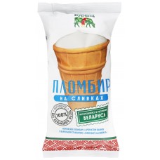 Мороженое ЗЕЛЕНА-БУРЕНА пломбир ваниль ваф/стак 15% без змж, Беларусь, 70 г