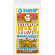 Купить Мука пшеничная 140 ЛЕТ хлебопекарная высший сорт ГОСТ, 2кг, Россия, 2 кг в Ленте