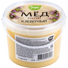 Мёд натуральный ЛЕСНЫЕ УГОДЬЯ Клеверный, Россия, 700 г