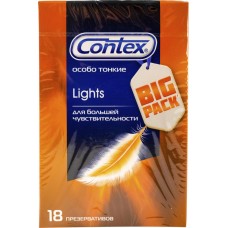 Набор CONTEX Презервативы Lights, 18шт, Таиланд