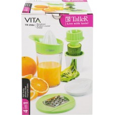 Набор для ручного отжима сока TALLER Vita, и измельчения овощей TR-2584, Китай