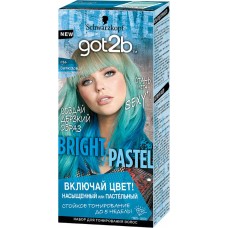Набор для тонирования волос GOT2B Bright/pastel 096 Бирюзовое искушение, 80мл, Словения, 80 мл