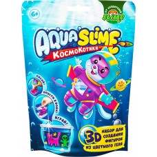 Набор игровой SLIME Aqua малый д/изготовления фигурок из цветного геля, Россия