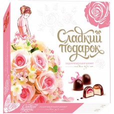Набор конфет КОММУНАРКА шоколадных в подарочной коробке Розовый, Беларусь, 260 г