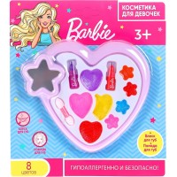 Набор косметики для девочек МИЛАЯ ЛЕДИ Barbie блеск для губ и помады Арт. 295960/296616, Китай