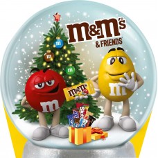 Купить Набор подарочный M&M'S AND FRIENDS Snow Sphere, 258г, Россия, 258 г в Ленте