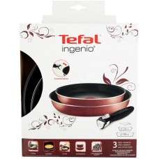 Набор посуды TEFAL Ingenio 3 пр: сковороды 24/28 + ручка Ingenio 04175820/04154820/4180870, Россия