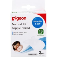 Накладки PIGEON защитные силиконовые д/кормления Natural Fit, Таиланд, 2 шт