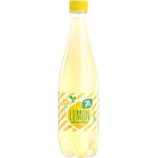 Напиток 7UP Lemon Искрящийся лимонад сильногазированный, 0.5л, Россия, 0.5 L