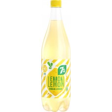 Купить Напиток 7UP Lemon Искрящийся лимонад сильногазированный, 1л, Россия, 1 L в Ленте