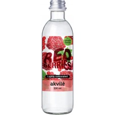 Напиток AKVILE с ягодным вкусом слабогазированный, 0.33л, Литва, 0.33 L
