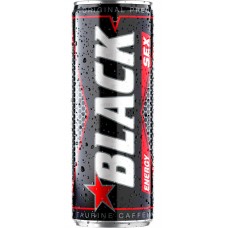 Напиток безалкогольный BLACK Sex Energy энерг. сильногаз. ж/б, Польша, 0.25 L