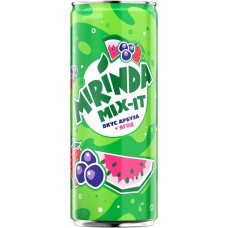 Напиток безалкогольный MIRINDA Mix-It Арбуз-Ягоды с/газ. ж/б, Россия, 0.33 L