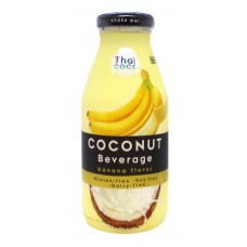 Купить Напиток безалкогольный THAI COCO на основе кокосовой воды со вкусом банана негаз. ст., Таиланд, 0.28 L в Ленте